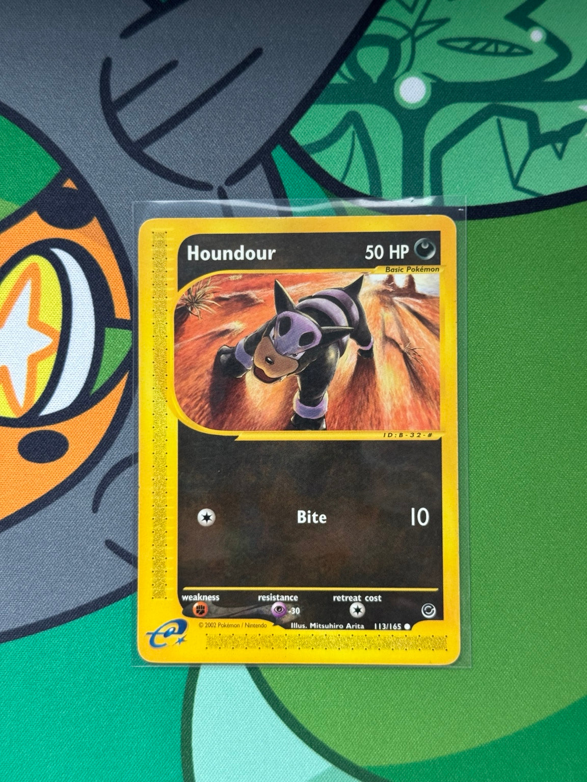 Houndour 113/165 - Expedition Base Set - Non-Holo front