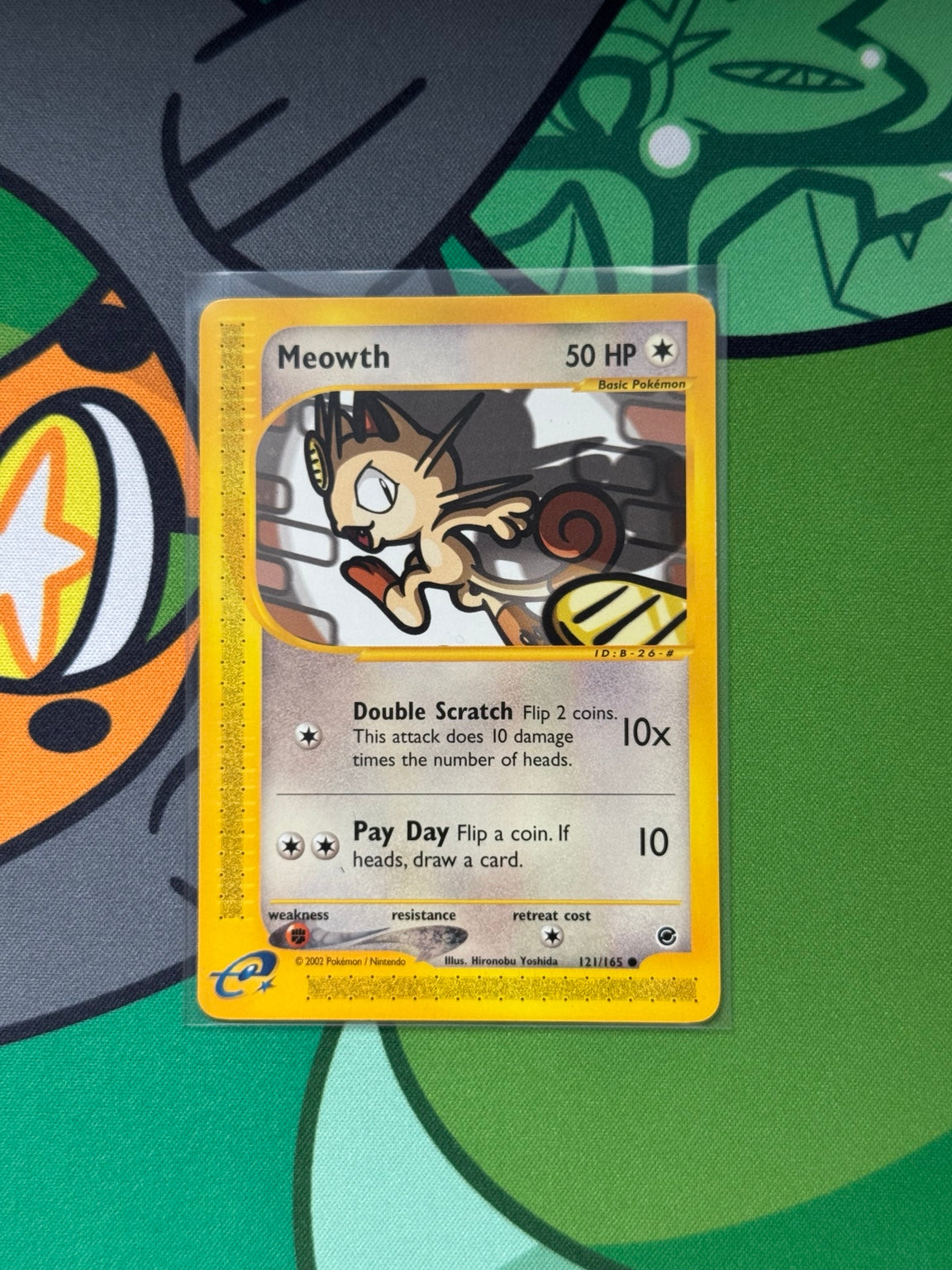 Meowth 121/165 - Expedition Base Set - Non-Holo front